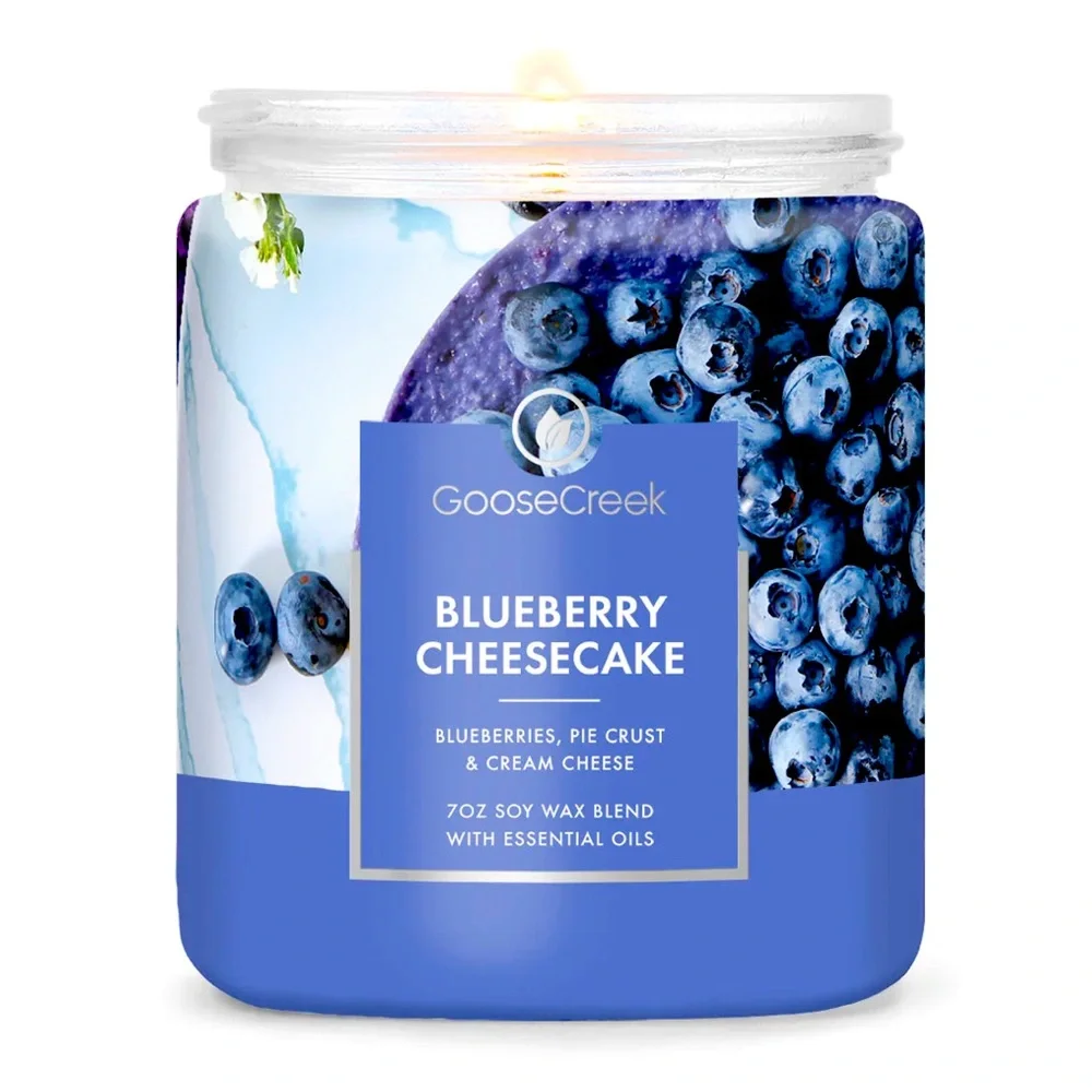 Goose Creek Blueberry Cheesecake Candle- 7 oz NEW